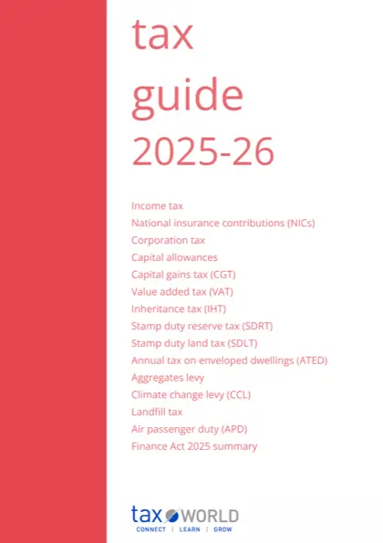 Tax Guide 2025–26